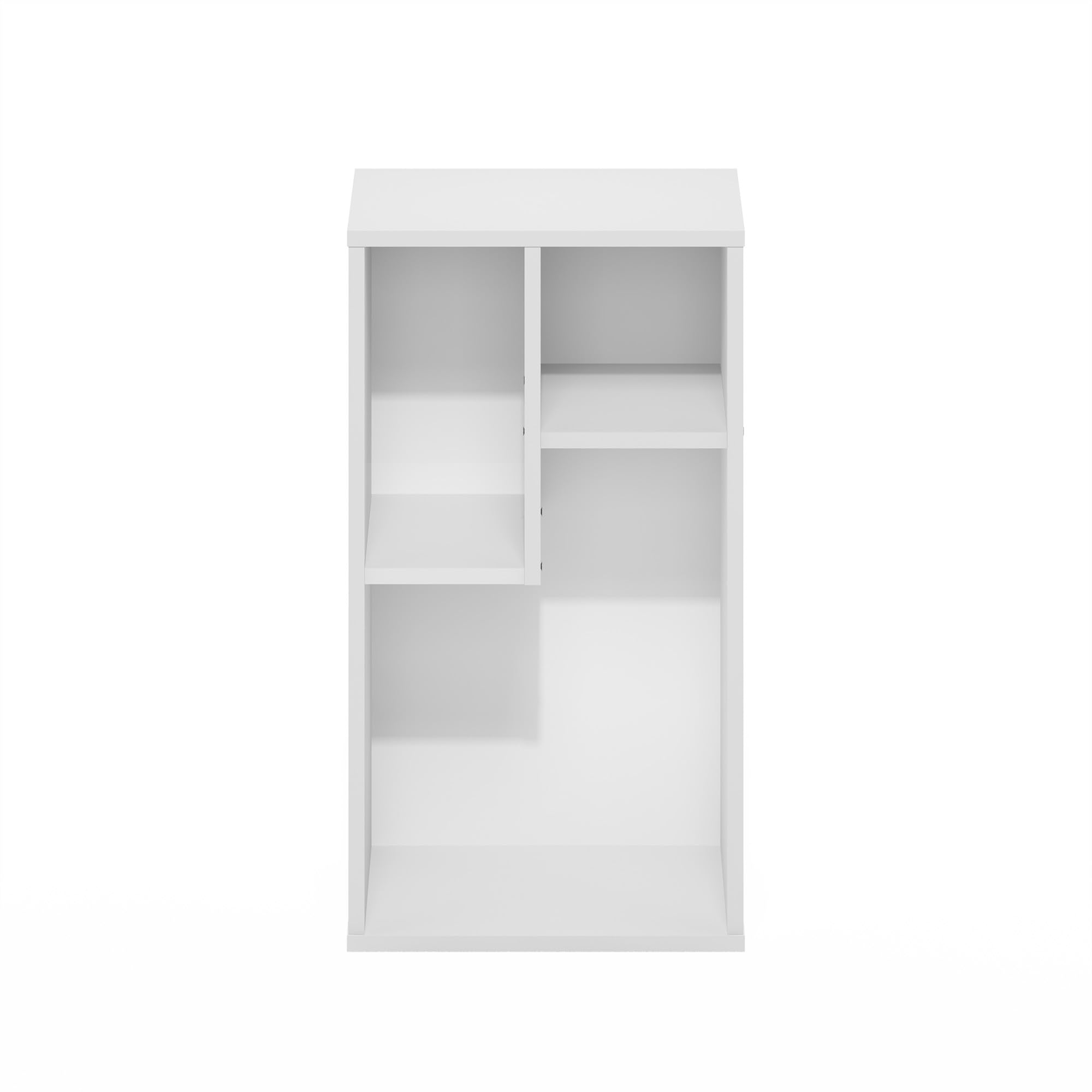 Furinno Daly 3-Cube Irregular Cubes Bookcase, Bookshelf, Storage Organizer, White