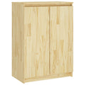 vidaXL Sideboard 23.6"x14.2"x33.1" Solid Pinewood