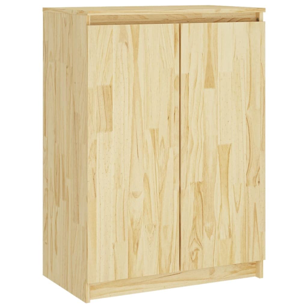 vidaXL Sideboard 23.6&quot;x14.2&quot;x33.1&quot; Solid Pinewood