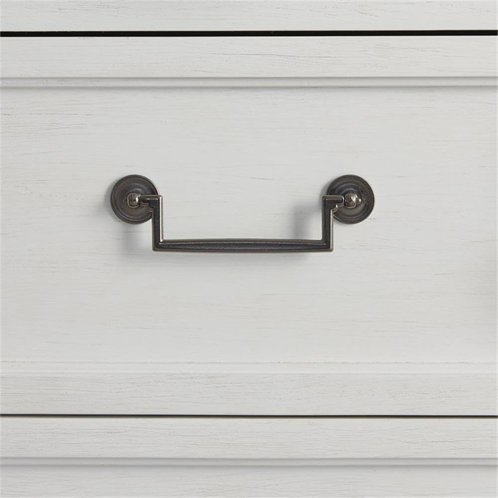 American Woodcrafters Dunescape White Finished Wood 2-Drawer Coastal Style Nightstand