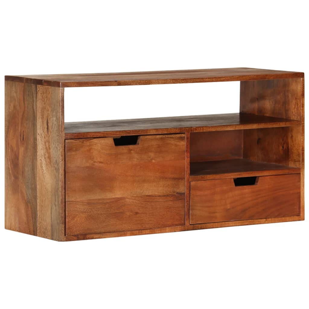 vidaXL TV Cabinet 31.5&quot;x11.8&quot;x16.5&quot; Solid Acacia Wood
