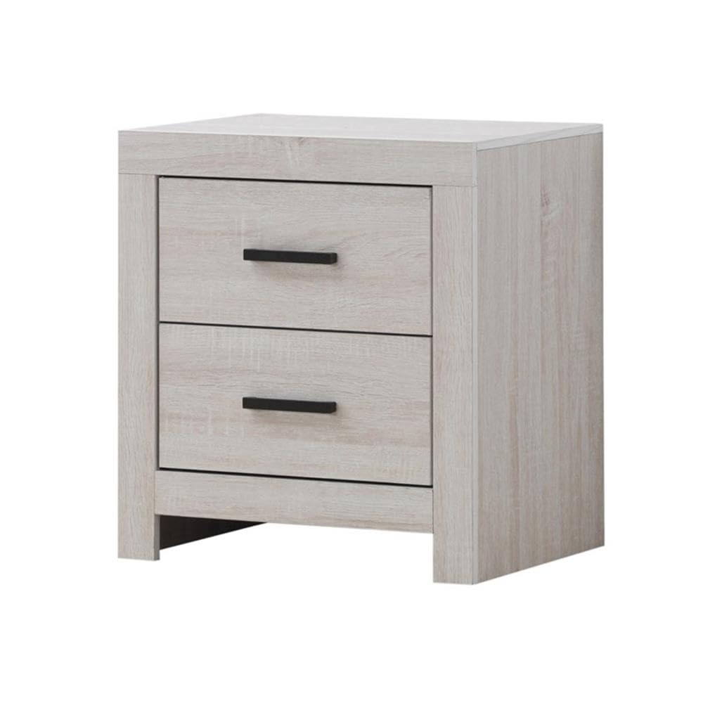 Brantford 5-Piece Bedroom Set, Queen with Storage, Coastal White