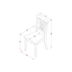 East West Furniture Amav3-Bch-Lc 3 Piece Kitchen Table Set For Small Spaces Contains A Round Dining Table With Pedestal And 2 Faux Leather Dining Room Chairs, 36X36 Inch, Black & Cherry