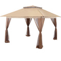 Garden Winds Custom Fit Replacement Canopy Top Cover Compatible with The Crown Shades 13 X 13 Pop Up Gazebo - Upgraded Perform