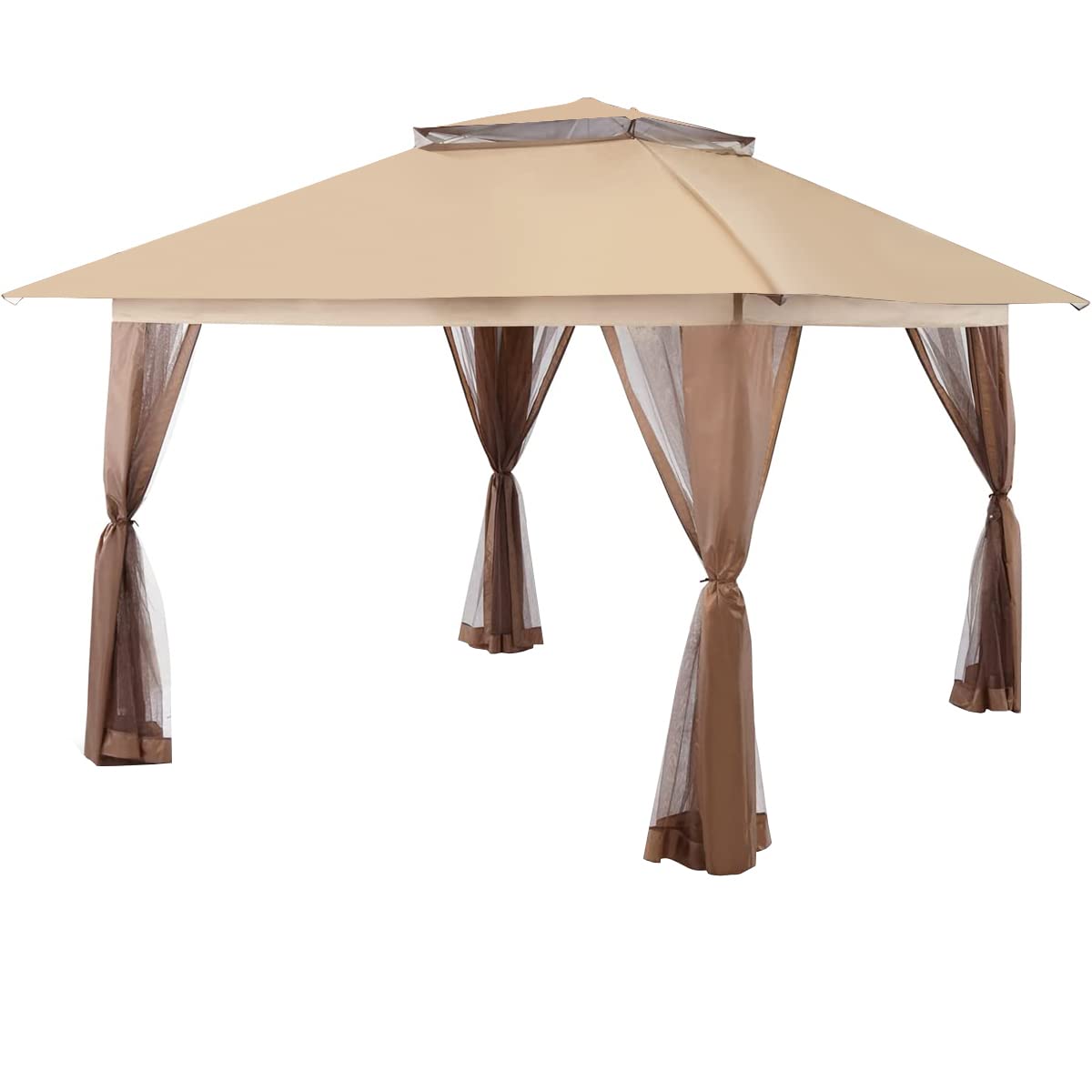 Garden Winds Custom Fit Replacement Canopy Top Cover Compatible with The Crown Shades 13 X 13 Pop Up Gazebo - Upgraded Perform