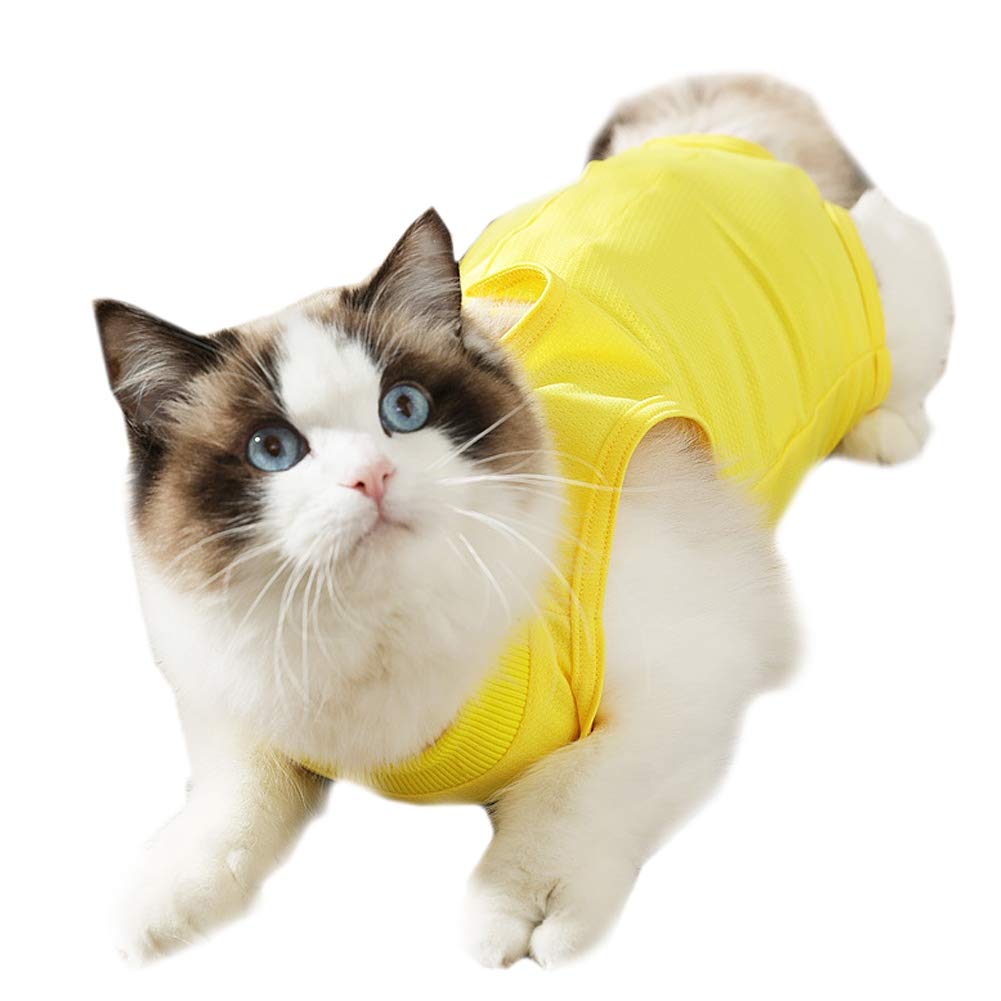 Coppthinktu Cat Recovery Suit For Abdominal Wounds Or Skin Diseases, Breathable E-Collar Alternative For Cats And Dogs, After Su