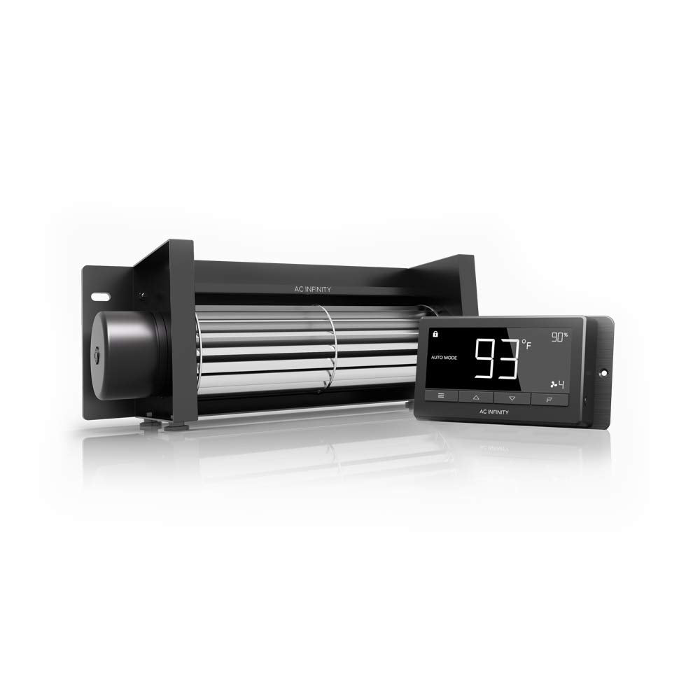 AC Infinity AIRBLAZE T10, Universal Fireplace Blower Fan Kit 10 with Temperature and Speed Controller, Compatible with Lennox, H