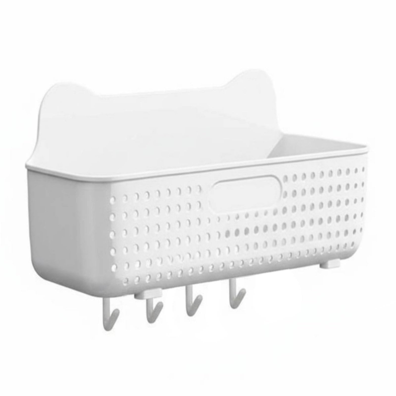 Vistora DrillNoDrill Installation Wall Mounted Storage Basket No Drilling Hanging Drain Basket SpaceSaving Kitchen Holder Wit
