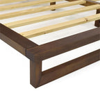 Steve Silver Lofton King Mocha Brown Wood Platform Bed