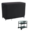 Kingling Prep Cart Cover For Expert Grill Outdoor Food Prep Cart, 46 Inch Waterproof Prep Table Cover Stainless Steel Table Cover For Patio Metal Prep Work Table - 46''L X 25''W X 40''H