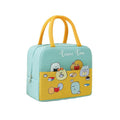 Zibuyu Brandname Insulated Lunch Bag For Women And Men With Cute Animal Design, Reusable Cooler Tote With Waterproof Oxford Clot