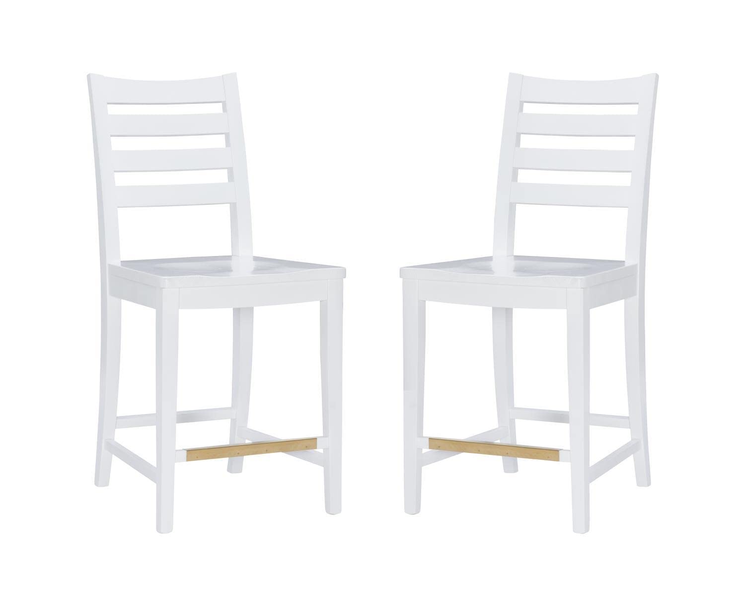 Flynn Counter Stool White Set Of 2
