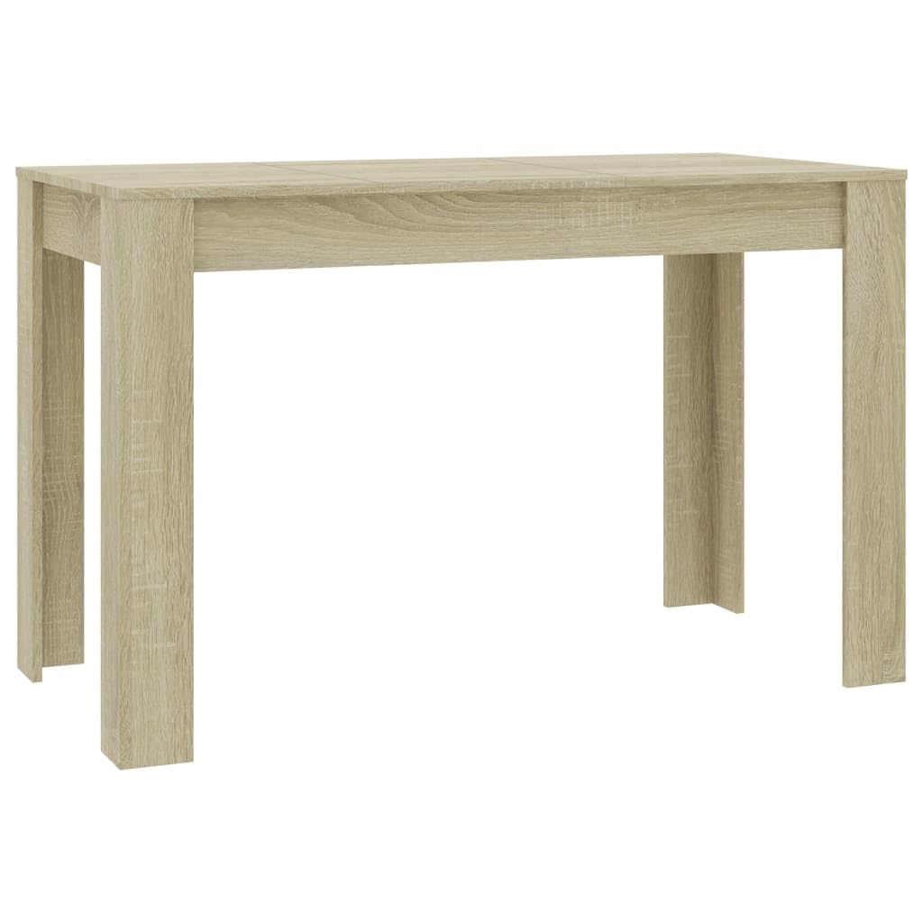 vidaXL Dining Table Sonoma Oak 47.2&quot;x23.6&quot;x29.9&quot; Chipboard