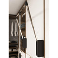 Pull Down Closet Rod, 60 lbs Load Capacity, Stainless Steel Adjustable 26-35 inches Soft-Close Wardrobe Lift Rail Organizer for 