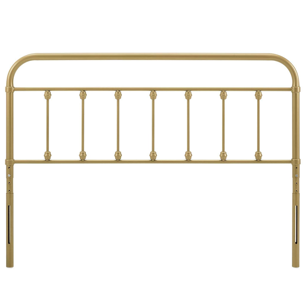 Modway Mod-6155-Gld Sage King Metal Headboard, Gold
