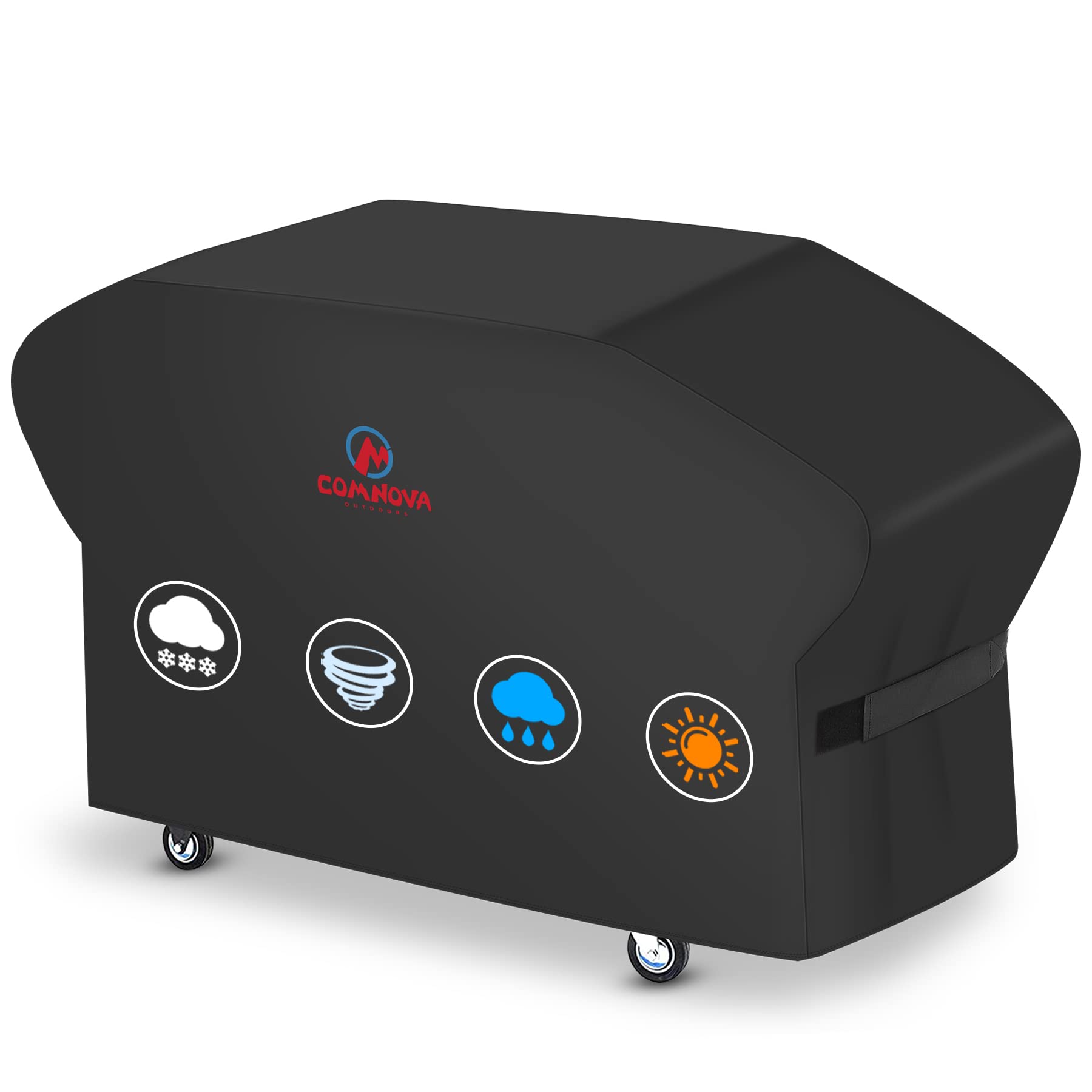 Comnova Griddle Cover For Blackstone 36 Inch Griddle With Hood - 600D Flat Top Grill Cover For Blackstone Pro Series Griddle Hea