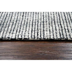 Rizzy Home Alora Decor Storm 3' X 5' Tweed Black/Beige Hand-Tufted Area Rug