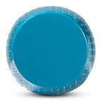 Baxton Studio Lavinia Modern and Contemporary Blue Finished Metal Outdoor Side Table Blue/Metal