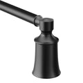 Moen YB2118BL Dartmoor 18-Inch Single Towel Bar, Matte Black