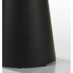 LILOLA LIVING Jasper Ebony Black 20" Round Console Table