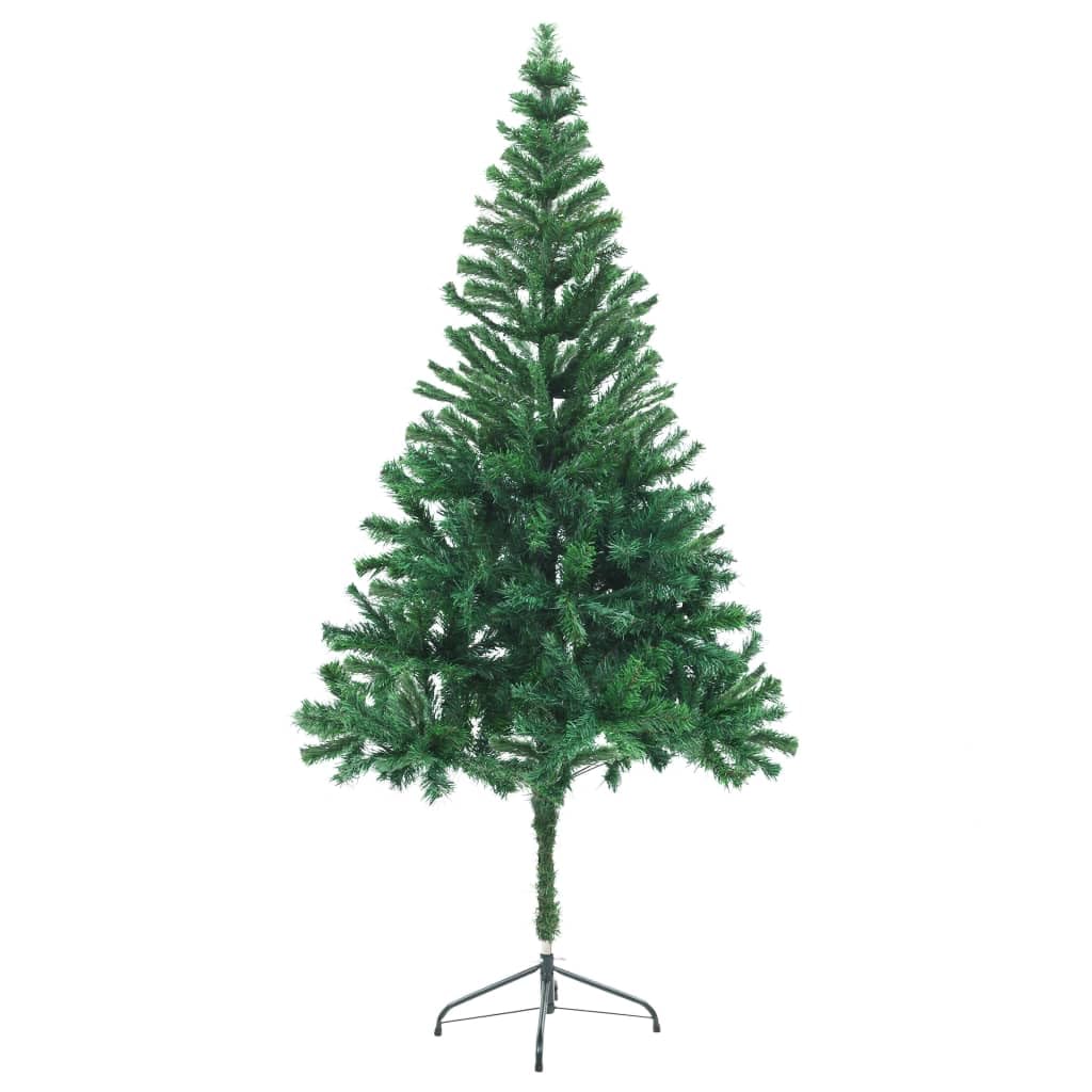 Vidaxl Artificial Christmas Tree Decoration Living Room Bedroom Hallway Home Garden Office Indoor Outdoor Holiday Side Stand 6 Ft Green