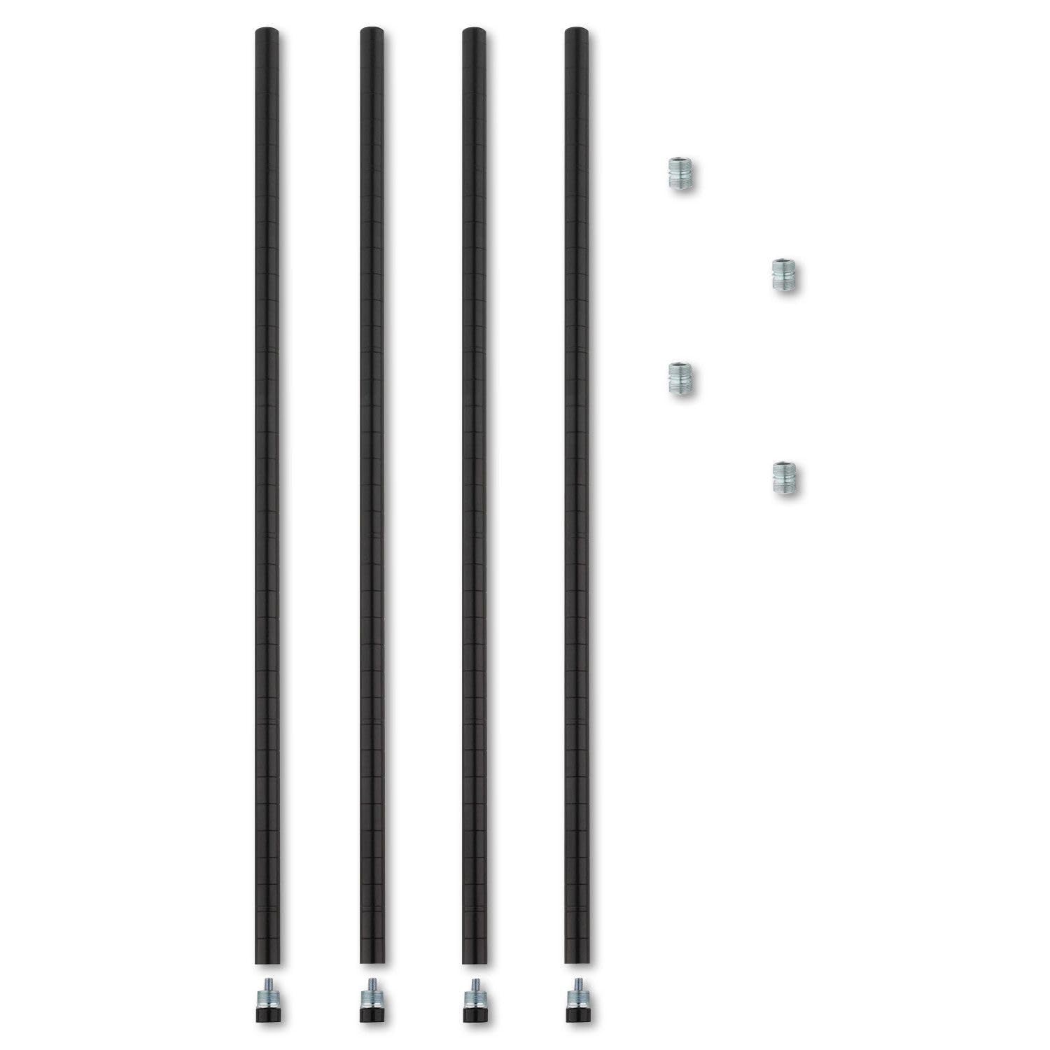 ALESW59PO36BL - Stackable Posts for Wire Shelving