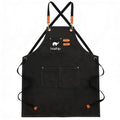 Hasthip Waterproof Apron For Home Kitchen, Grill, Restaurant, Workshop With Tool Pockets, Thicken Canvas Dustproof Apron, Adjust