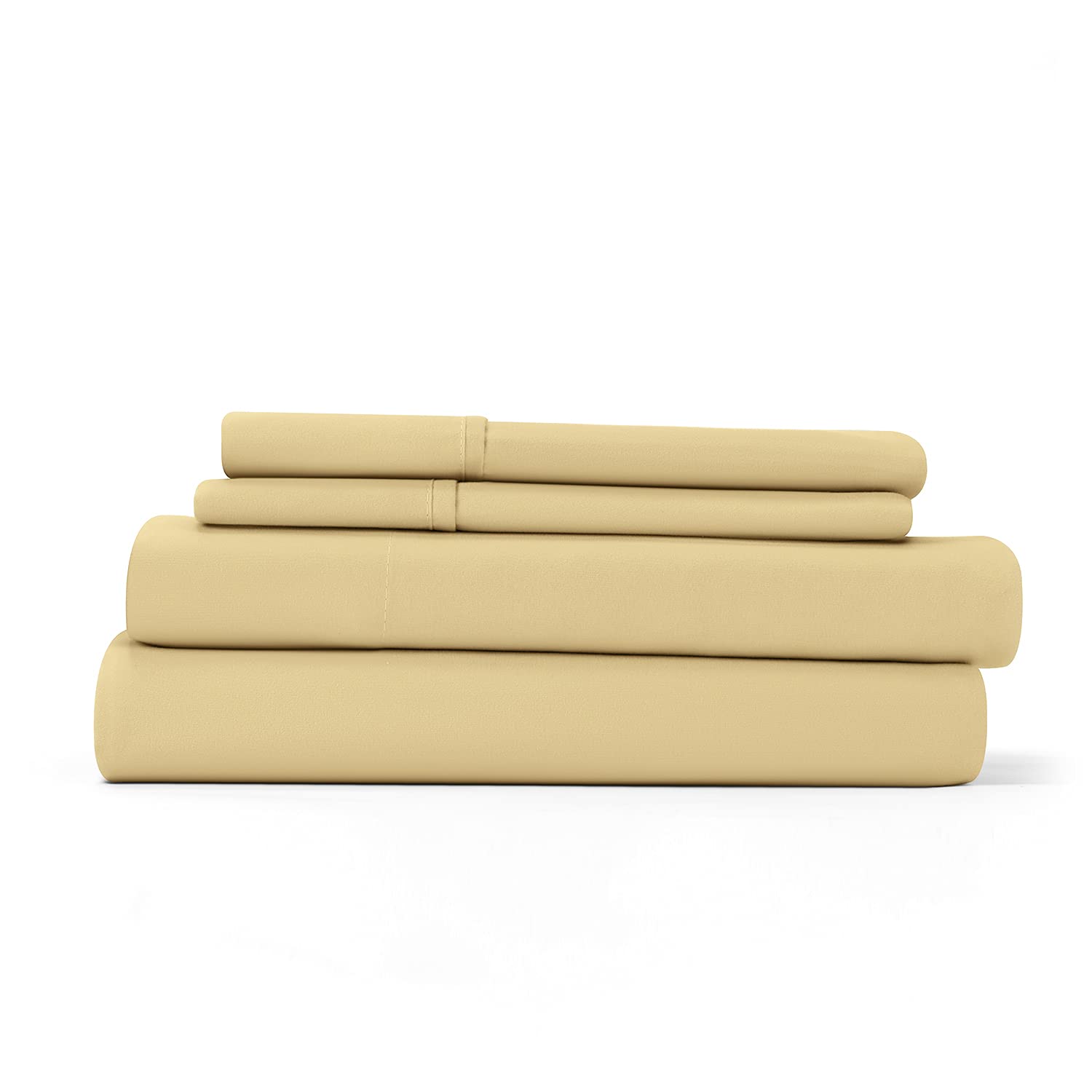 Linen Market Bed Sheets For King Size Bed (Gold) - Sleep Better Than Ever With These Soft And Cooling King Sheets - Deep Pocket