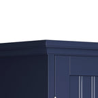 Choochoo Bathroom Wall Cabinet, Over The Toilet Space Saver Storage Cabinet, Medicine Cabinet With 2 Door And Adjustable Shelves, Cupboard, Navy Blue