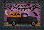 Briarwood Lane Halloween Truck Doormat Jack O'Lanterns Indoor/Outdoor 30' X 18'