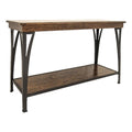 Intercon The District 50" Wide Sofa Back Table, Copper