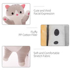 Shinuoer Long Cat Plush Pillow Cat Body Pillow,Black Cat Stuffed Animals Soft Plushies Kawaii Stuffed Kitten Plush Toy For Kids