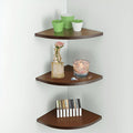 DuraTech Engineered Wood 3Tier Floating Rack Shelf for Living Room Corner Shelf Decorative Rack Shelf Organizer | Storage Shelf