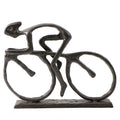 Bitopbi Cast Iron Art Sculpture Home Decoration Statue for The Bicycle Enthusiast Metal Figurine Art Home D  cor for Runner Spor