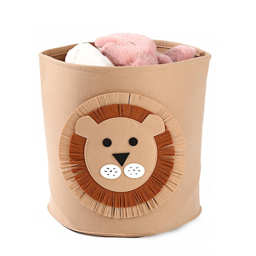 KPS Cartoon Laundry Basket | Dirty Clothes Hamper | Toy Storage Bin | Cute Animal Laundry Basket | For Home/Bedroom | Space Savi