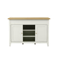 Anderson Teak Delphi 53" Cabinet Kitchen Island, White