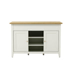Anderson Teak Delphi 53" Cabinet Kitchen Island, White