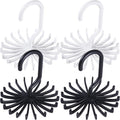 SOLUSTRE Rotating Tie Rack Belt Hanger Closet Organizer for Tie Storage and Scarves Hanging Wardrobe Storage Solution with Multi