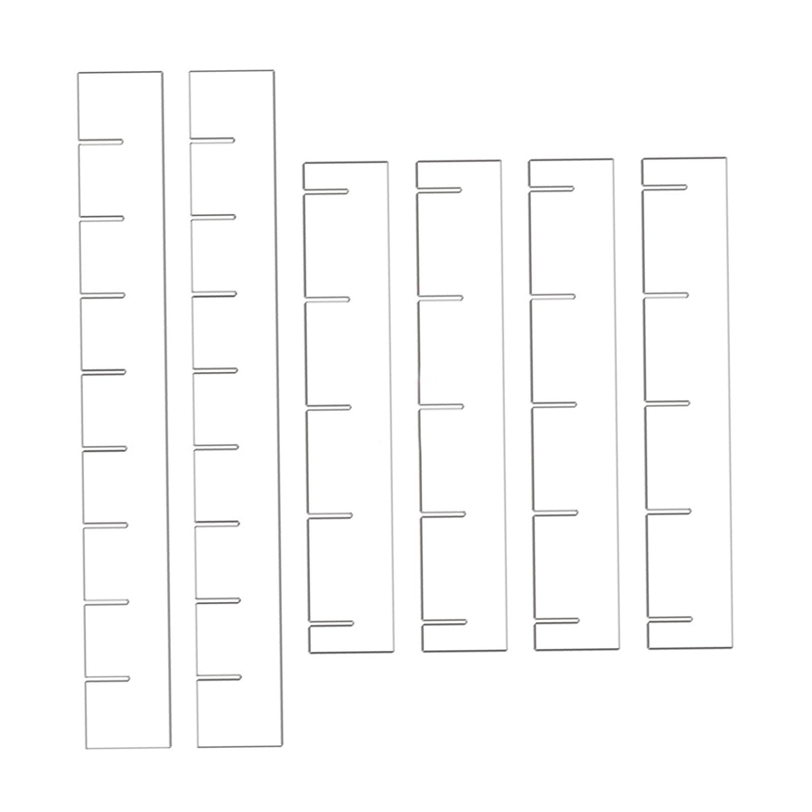6Pcs Drawer Dividers Organizer Drawer Separators For Office Supplies Make Up