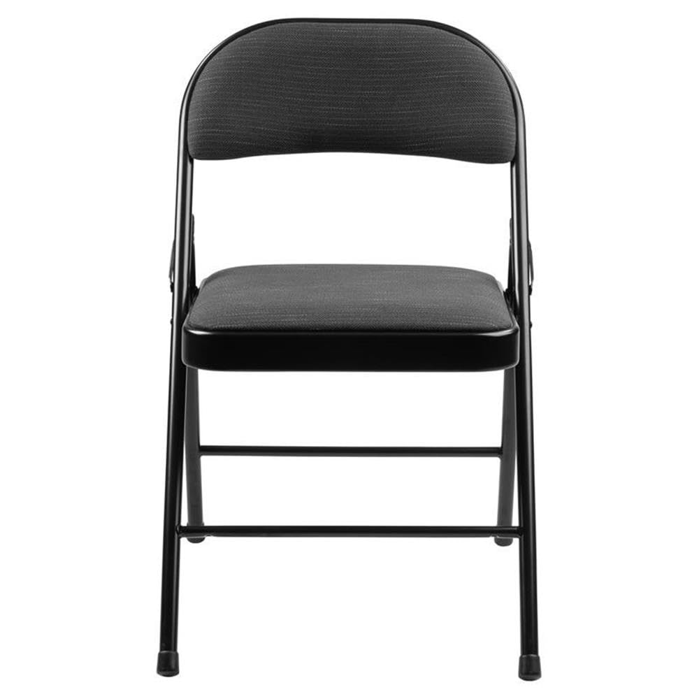 Commercialine 950 Series 29.25&quot; Folding Chair in Star Trail Black (Set of 4)