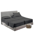 Giza Cotton Split King Sheets - Full Split King Sheets Sets For Adjustable Bed - 100% Giza Egyptian Cotton 5 Pc Split King Dark