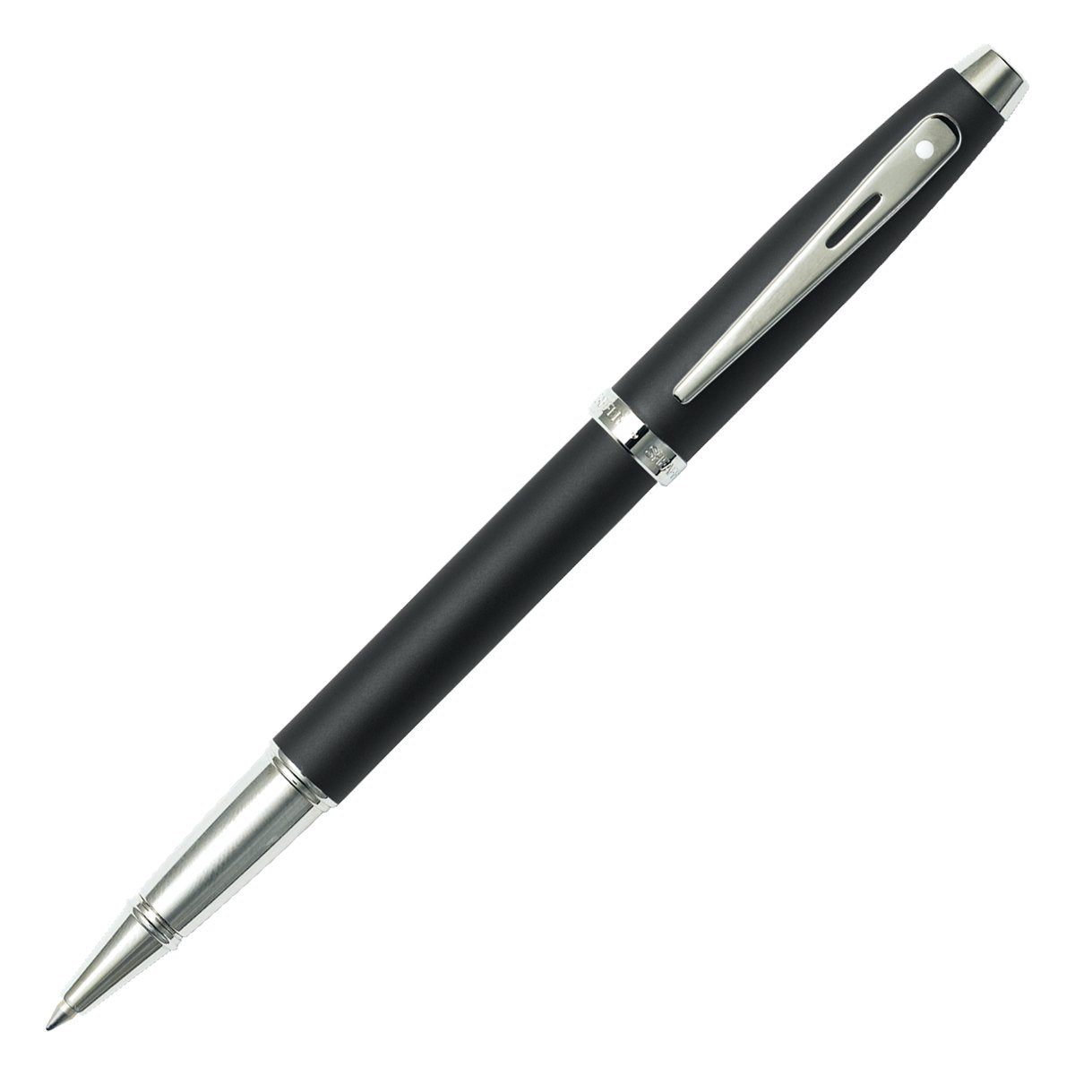 Sheaffer 100 Nickel Trim Rollerball, Matte Black Cap & Barrel (E1931751-30)