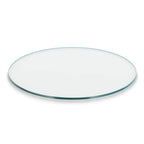 Better Bevel 42' Inch Round Glass Table Top | Tempered Glass Protector | Anti-Slip Pads/Bumpers | Coffee, Dining Table