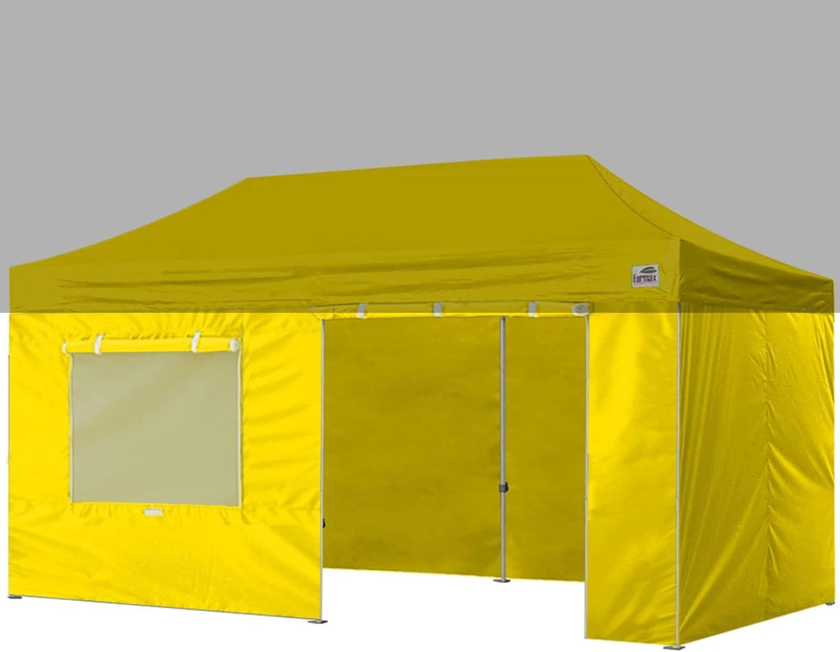 Eurmax Usa Full Zippered Walls For 10 X 20 Pop Up Canopy Tent,Enclosure Sidewall Kit With Roller Up Mesh Window And Door 4 Walls