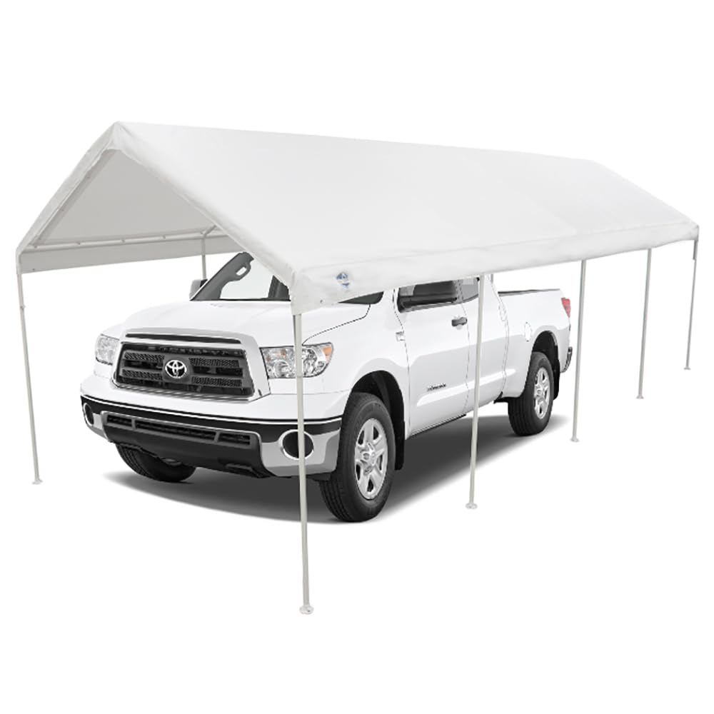 King Canopy Universal Canopy 10-Feet By 27-Feet, 1 3/8-Inch Steel Frame, 10 Leg, White, C81027Pc