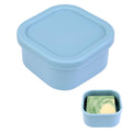 PUTING Travel Soap Case, Square Silicone Travel Soap Container, Leakproof Soap Holder with Lid, Shatterproof Shampoo Bar Holder 