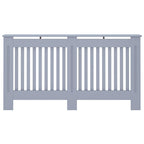vidaXL Radiator Cover Anthracite 59.8"x7.5"x31.9" MDF