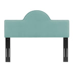 Modway Dawn Performance Velvet Headboard, King/Ca King, Mint
