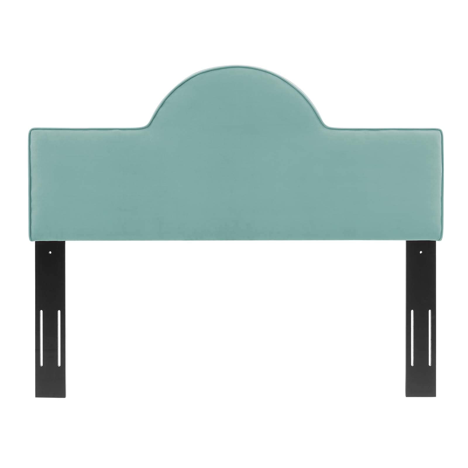 Modway Dawn Performance Velvet Headboard, King/Ca King, Mint