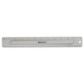 Westcott 17355 12-Inch Ruler Set With Pencil Storage, Innovative Design For Easy Measuring And Organization At School Or Office,